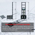 New Design Outdoor Lift Cargo Outdoor Lift Cargo With Ce Iso